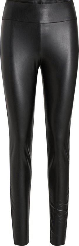 VILA VIBARB COATED HW LEGGING - NOOS Dames Legging - Black - L