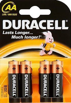 Duracell Basic AA Batterijen - 4 stuks