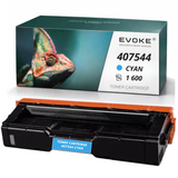 Evoke Cyaan Toner voor Ricoh Spc250E Spc261C (407544) - 1600 Pagina's