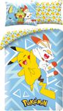 Pokémon Pokemon Dekbedovertrek Blue triangles 140 x 200 cm - 90 x 70 cm - polyester