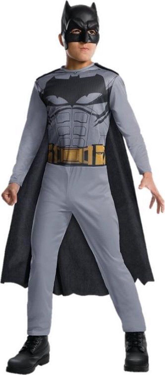 Rubie's Justice League Batman Junior Verkleedpak Grijs Maat 116