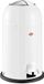 WESCO Kickmaster Junior Prullenbak | Pedaalemmer | 12 Liter | Metaal - Wit | Afvalemmer
