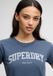 Superdry Athletic Essentials T-shirt Dames Marineblauw