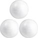 Merkloos Piepschuim hobby vorm - 3x - bol - 40 cm - DIY knutsel figuren - halve schalen