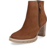 Paul Green 8054 Laarsjes Cognac Suède Leer 38.5