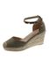 Beppi Casual Wedge Sandal taupe