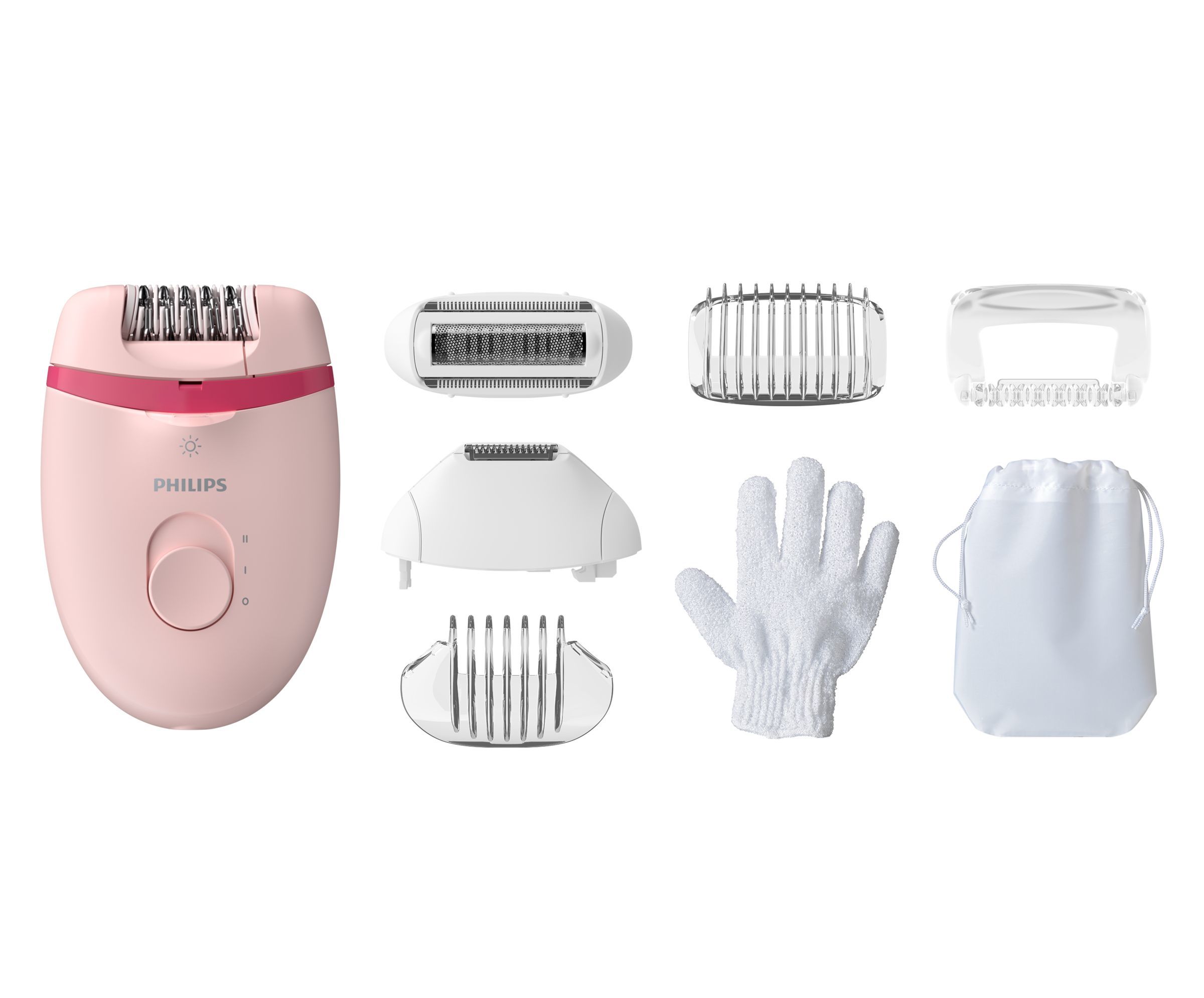 Philips Satinelle Essential BRE285/00 Epilator - Pink