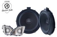 Alpine Luidspreker set Adventure Audio pour VW T6 SG, années de modèle 2015-2019, système 2 voies