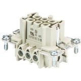 Wieland Electric 70.300.0640.0 Insert BAS Nombre total de pôles 6 + PE 1 pièce(s)