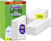Swiffer Vloerwisdoekjes Navulling Droge Doekjes 52 Stuks