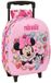Safta Minnie Mouse 3D Sac à dos à roulettes Rose Enfants