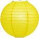 Merkloos Luxe bol lampion Ø 25 cm - Geel