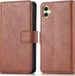 iMoshion Hoesje Samsung Galaxy A05s - Book Case - Bruin - Met Pasjeshouder