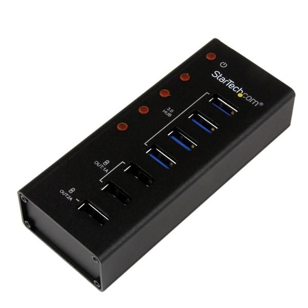 StarTech.com 7-poorts USB 3.0 Hub - 4x USB 3.0, 3x USB Charging Ports