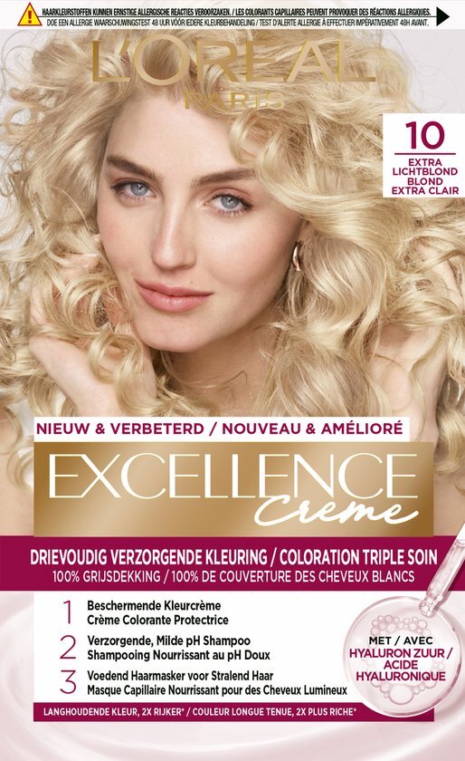 L'Oréal Excellence Crème 10 - Extra Lichtblond - Haarverf