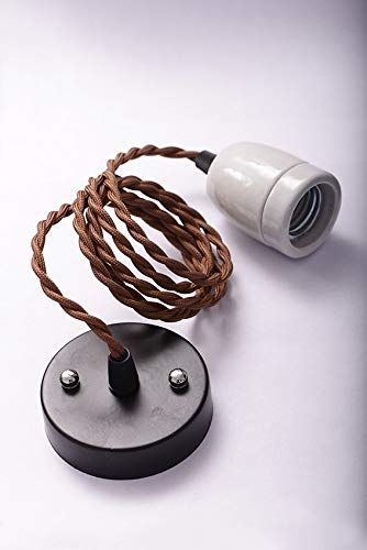 Verdraaide ophangset - Lichtbruin