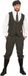 Wilbers Roaring 20’s Arthur Peaky Blinders verkleedkostuum - Maat 58