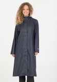Weather Report Regenmantel Typhoon Dames Lange Waterdichte Jas diepblauw Polyester Lente/Zomer 2025