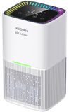 Humidificateur, 650 ml par jour, capacité de 1,8 litre, avec éclairage LED, minuterie, utilisable pour salle de bain et chambre à coucher