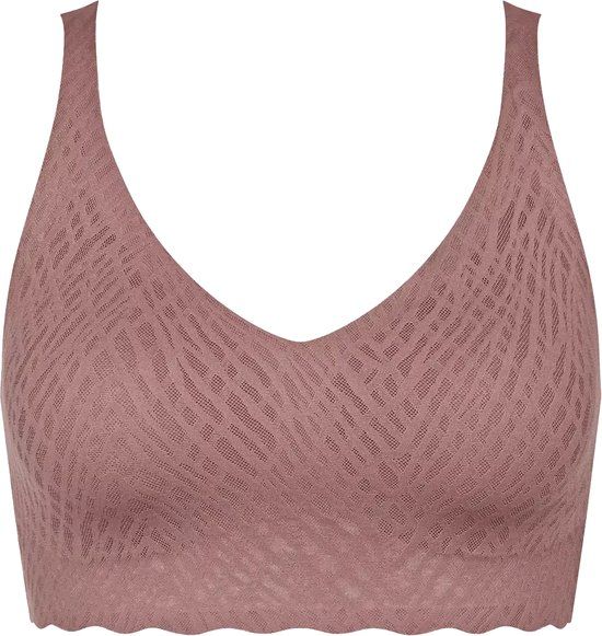 Sloggi ZERO Feel Bliss Bralette Dames Beha - Cacao - Maat S