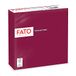 Fato - Wegwerp papieren servetten, ideaal voor lunch en casual buffetten, verpakking met 40 servetten, formaat 38 x 38 cm, 4-voudig gevouwen, 2-laags, kleur bordeaux, papier 100% pure cellulose