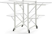 Arredamenti Italia 600 GABBIANO BIANCO - Droogrek met massief Beukenhout - 28m Drooglengte - Kleur: wit gelakt