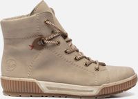 Rieker Dames Veterboot Beige Maat 37