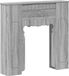 vidaXL Haardombouw Grijs Sonoma 93 x 20 x 89 cm Bewerkt hout
