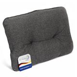 Beautissu BeauFlair – Outdoor Lounge Rugkussen 50x40cm – Tuinkussen 12cm dik – Hoes Vuil & Waterafstotend – Antraciet