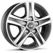 Borbet CWD mistral antraciet glossy gepolijst 6,5x16 ET65 5.00x130 hub bore 78.10 mm - aluminium velgen