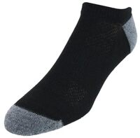 Hanes FreshIQ™ X-Temp® Super Low No Show Sokken 12-Pack (LTAC10) - Zwart - Maat 6-12 - 12 paar