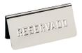 Garcia de Pou Reserved Tafelbord, 12 x 5,4 x 5,9 cm, Roestvrijstaal, Zilver, One Size