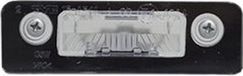 VAN WEZEL 7622920 - Feu éclaire plaque pour Skoda Octavia