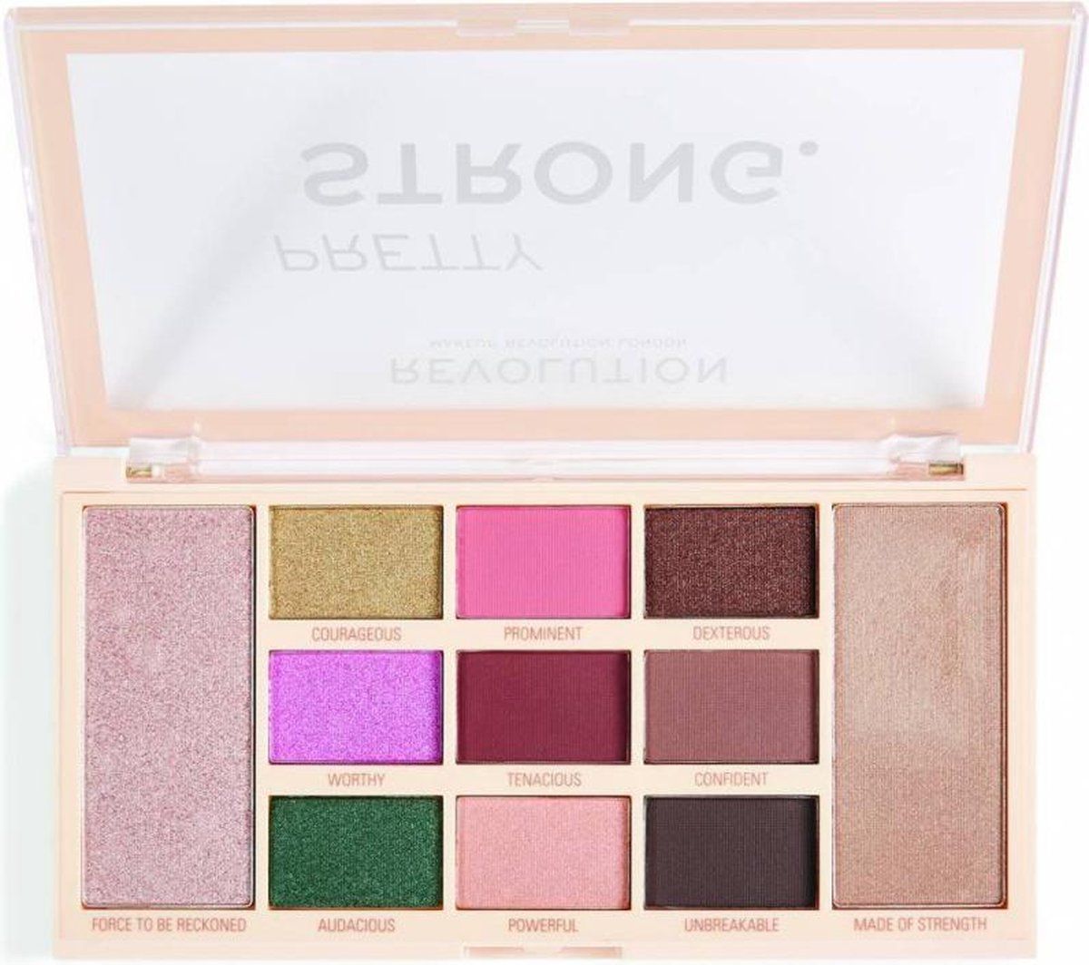 Makeup Revolution Revolution Make-Up Palette - Pretty Strong - 5057566051651