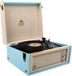 GPO Bermuda Classic Turntable USB With Removable Legs Blue Cream