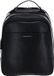 Mandarina Duck Leren Laptop rugzak Rugzak met laptopvak Times Backpack Black Zwart