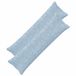 vidaXL - Kussensloop - 2 stuks - Lichtblauw - 40 x 145 cm - Nep Konijnenbont