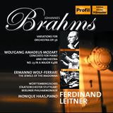 Klavierkonzert Haas, W.S.O. Stuttgart, Berliner Ph - Brahms: Haydn Var., Mozart: Piano C