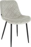 CLP Swing Eetkamerstoel - zonder armleuning - Velvet - Fluweel/creme