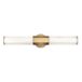 Hinkley LED Badkamerarmatuur Facet | 12W 3000K 2160Lm 830 | IP44 | Heritage Brass