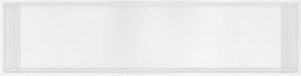 Hotbath &More Inbouwnis - 30 x 120 x 10 cm - Mat Wit