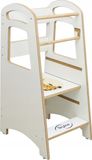 Skyline Arc d'escalade Cadre d'escalade Triangle d'escalade Bébé Bascule d'escalade Arc en bois pour enfants Montessori Table pliante, mod.B, 110x51x48cm, bois