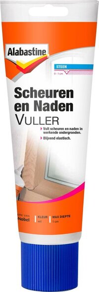 Alabastine Scheuren & Nadenvuller - 330 gram - Wit - Voor binnen