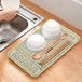 Azomor® Veelzijdige afdruipmat met lekbak voor keuken en badkamer gebruik