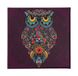 Homemania Uilenafbeelding voor woonkamer, slaapkamer, meerkleurig, 60 x 3 x 60 cm HM20KNV60x60-90, polyester, hout