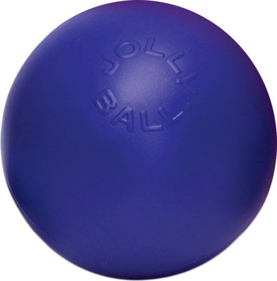 Jolly Ball Push-n Play Ø 15 cm - Hondenspeelgoed - Blauw