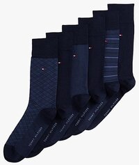 Tommy Hilfiger Sokken 6 paar tin giftbox birdey sock navy 43-46