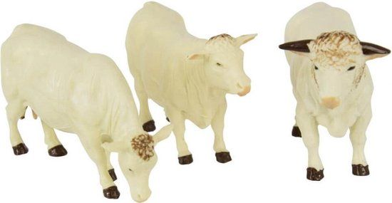 Britains Charolais koeien 1:32 - Boerderij - Metaal - Wit