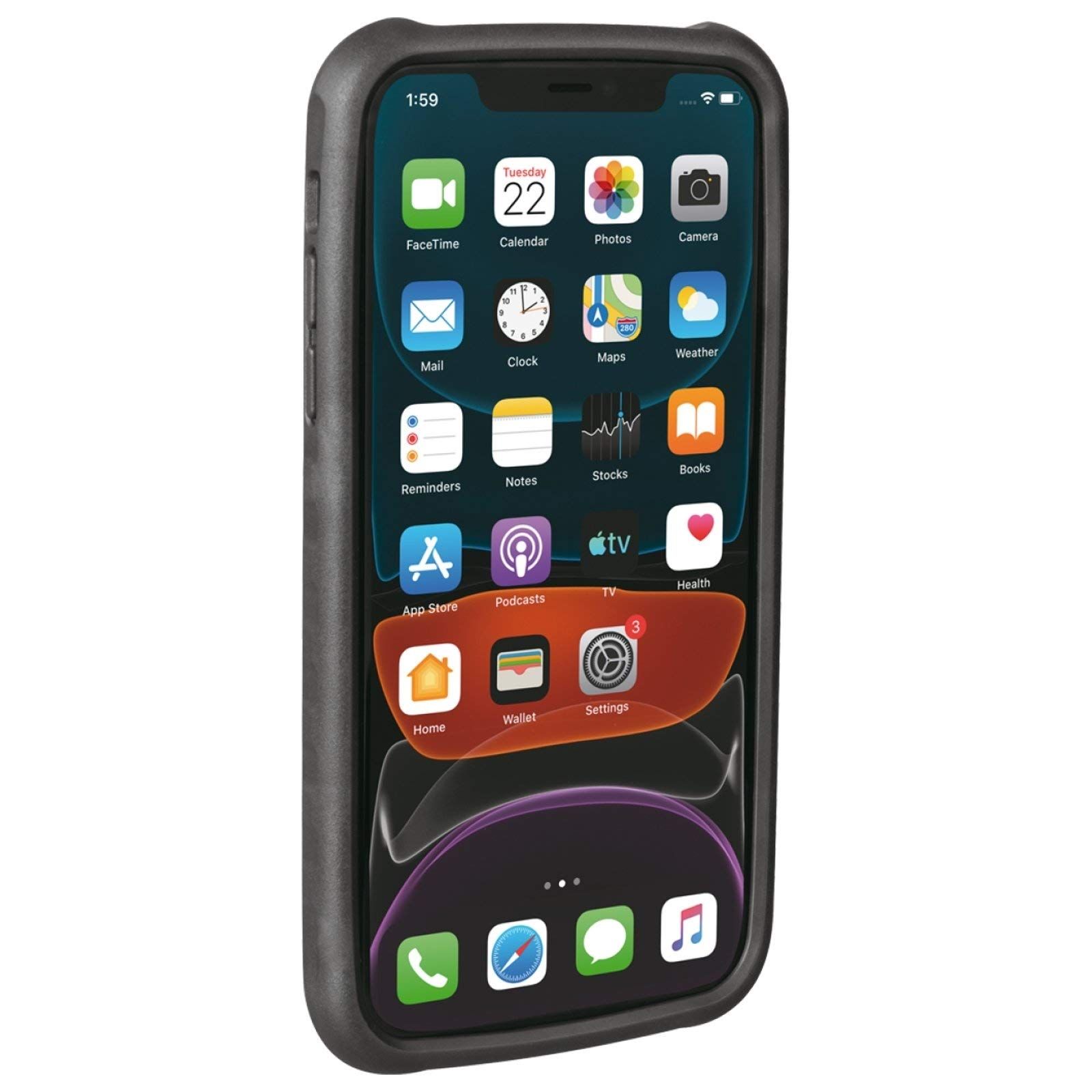 Topeak RideCase iPhone 11 - zwart/grijs
