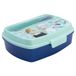 Rechthoekige STOR Broodtrommel Kinderen Frozen met Bestek 1464ml